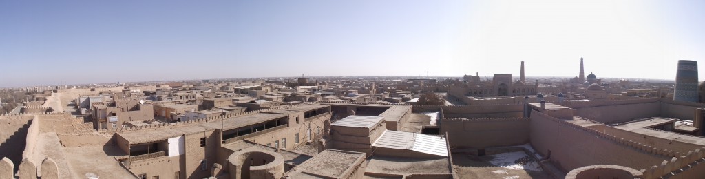 Khiva_Узбекистан_panorama